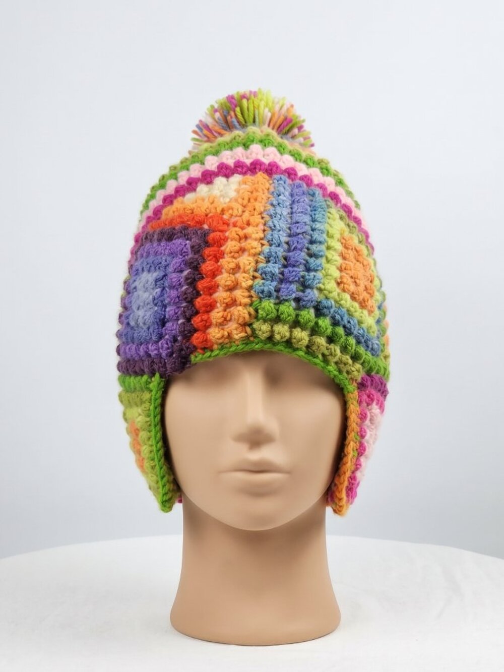 Hand-Woven Andean Chullo – Traditional Colorful Style from Cusco